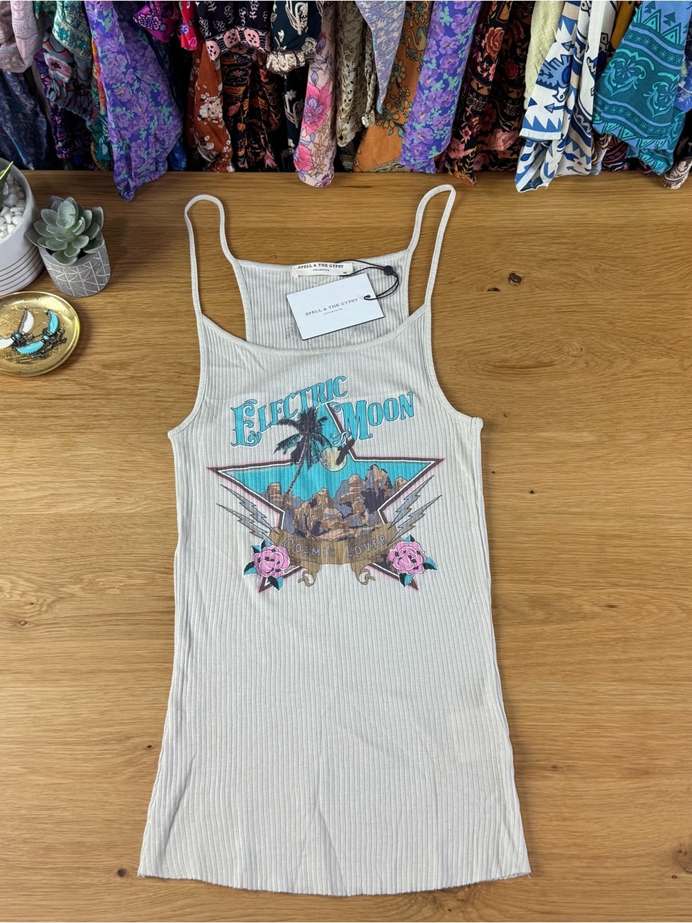 Spell Electric Moon Tank XS NWT ✨ Rare Archive 2018